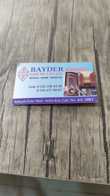 Bayder Asansör