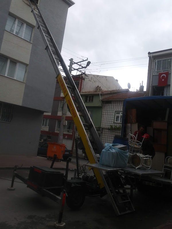 Seyyar cekmeli asansor